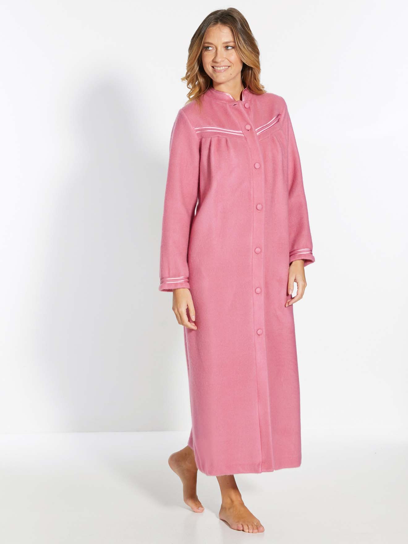 Robe de chambre molleton courtelle