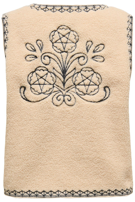 Only beige dames gilet