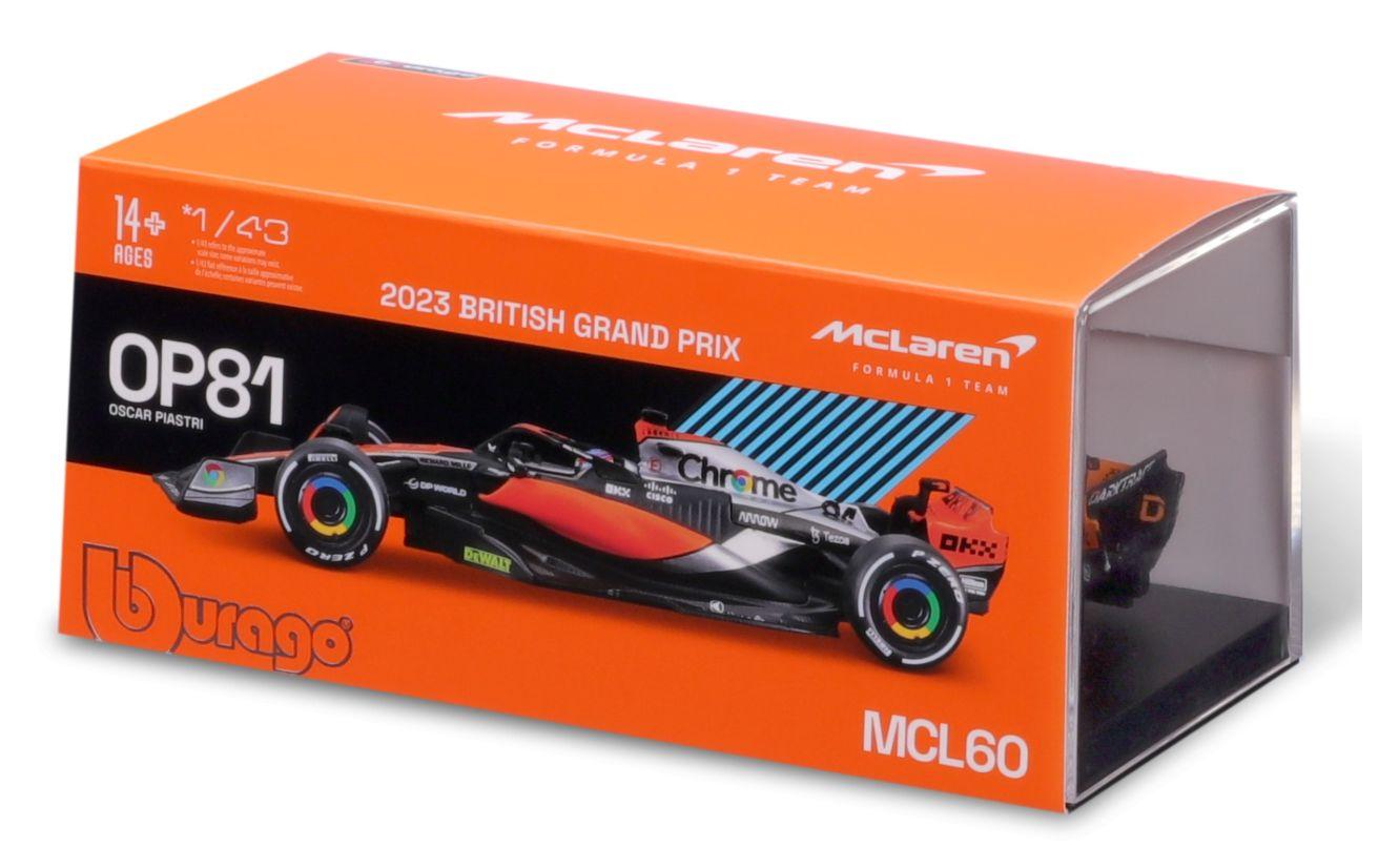 McLaren F1 Team MCL60 Piastri 2023 1:43Sammlermodell im Massstab 1:43