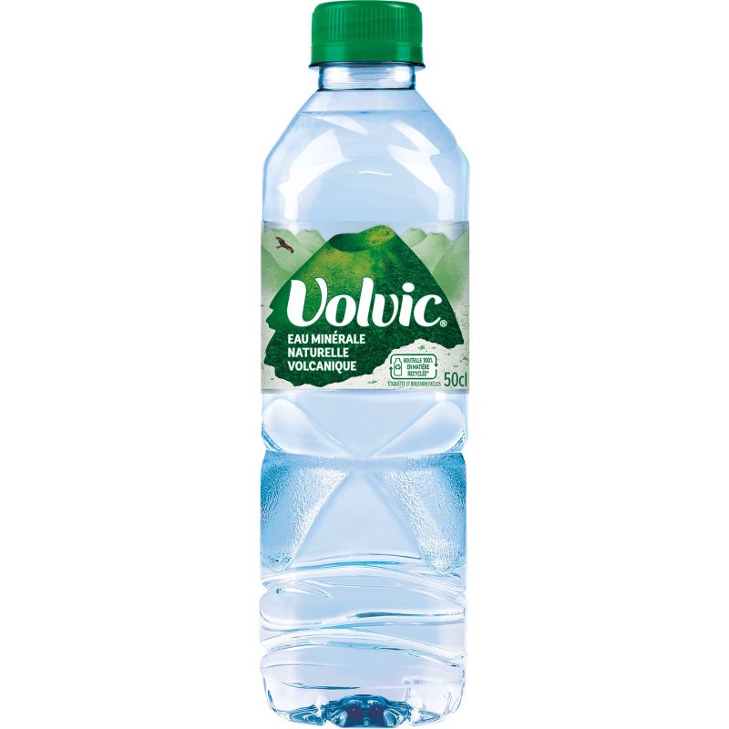 Eau minérale Volvic 50 cl - 24 bouteilles