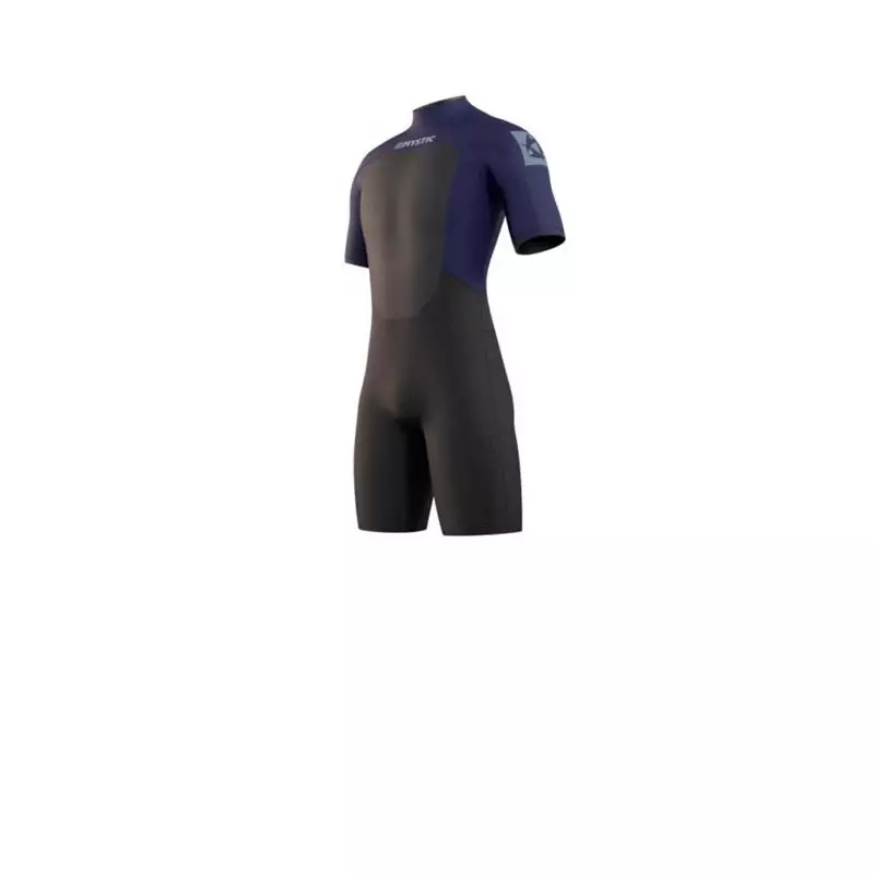 Combinaison néoprène MYSTIC Brand Shorty 3/2mm Bzip Flatlock Night Blue
