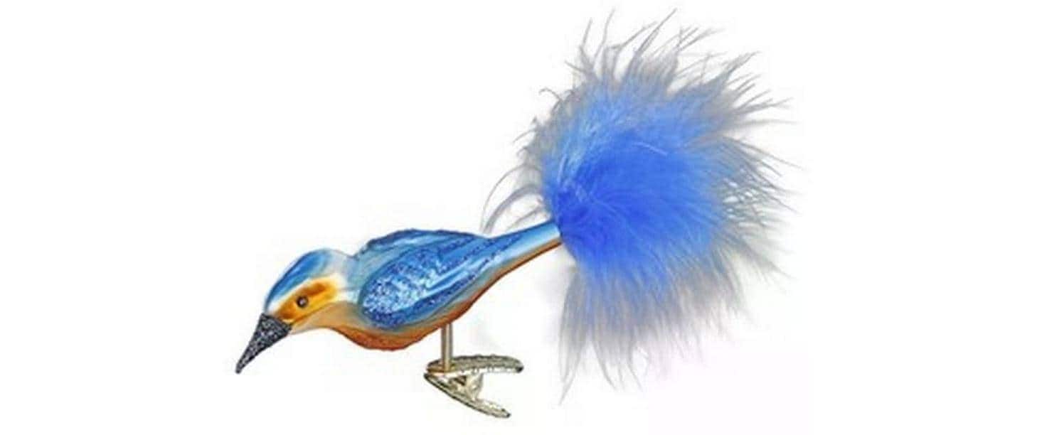 INGE-GLAS® Weihnachtsbaumkugel »Eisvogel 10 cm«