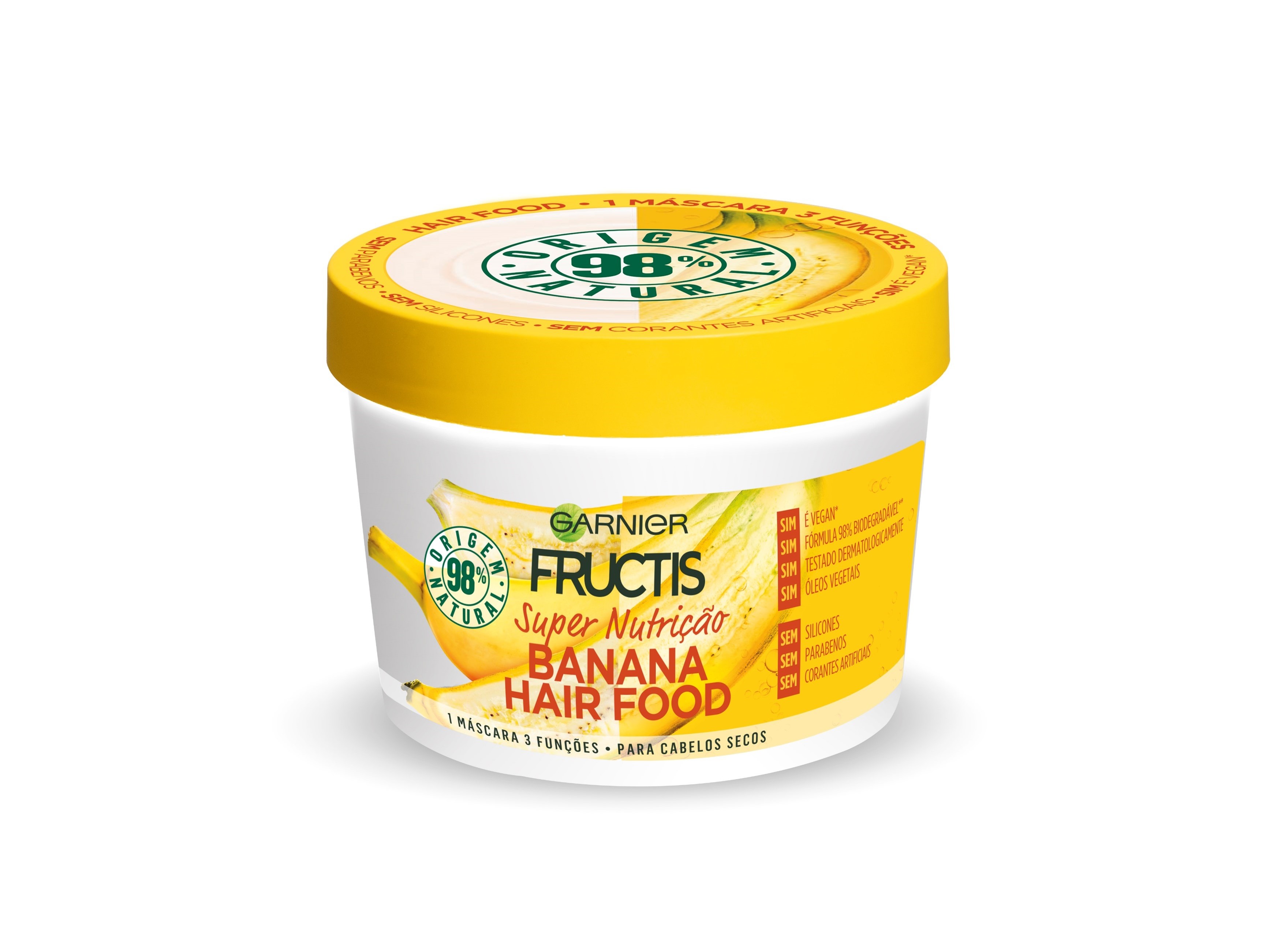 MÁSCARA FRUCTIS HAIR FOOD BANANA 400ML