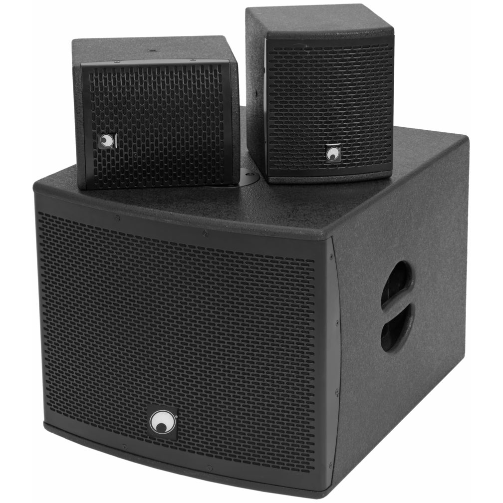 Omnitronic MOLLY-12A actieve subwoofer met DSP 700W (zwart)
