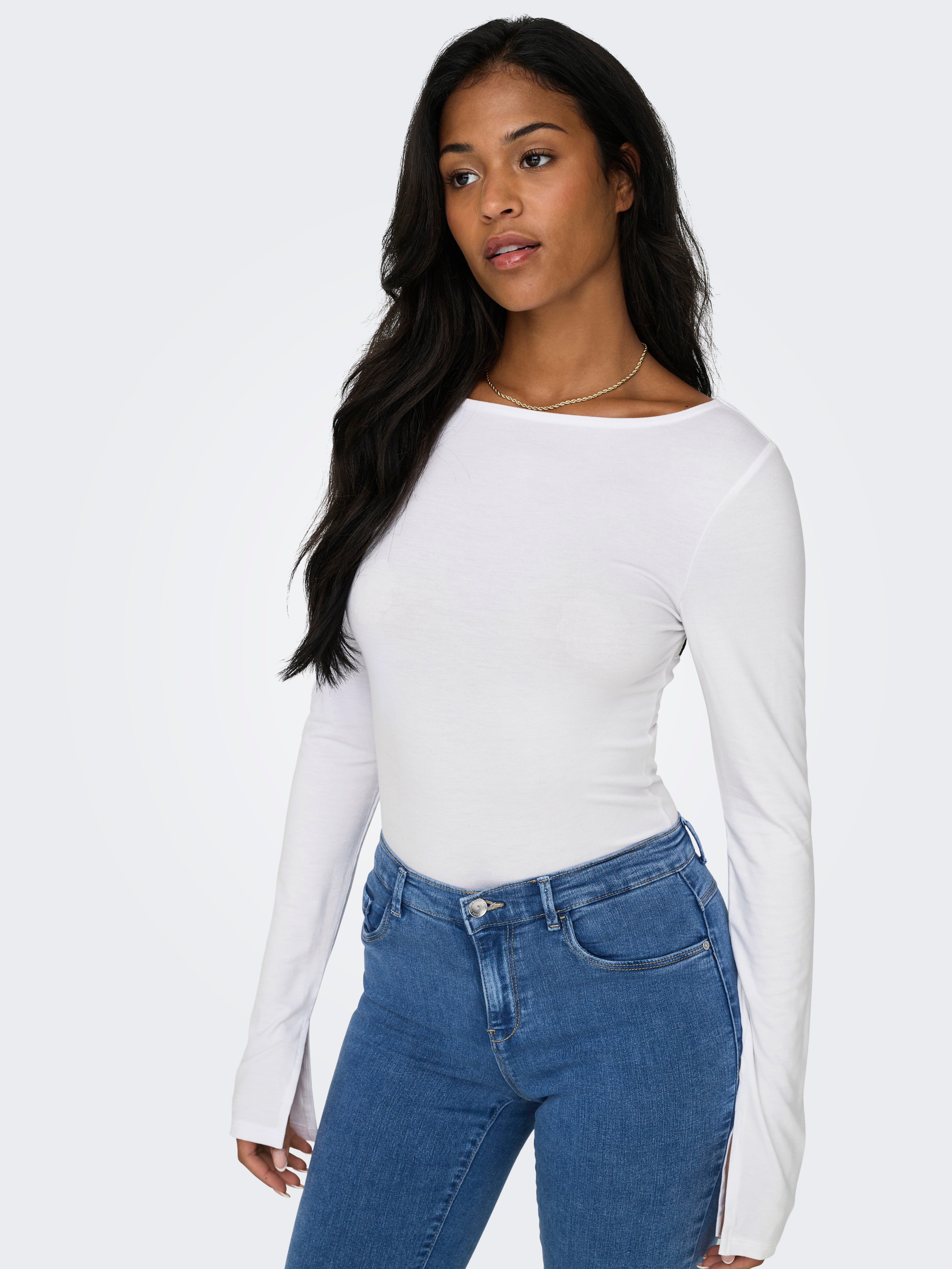 ONLFELINA Top White