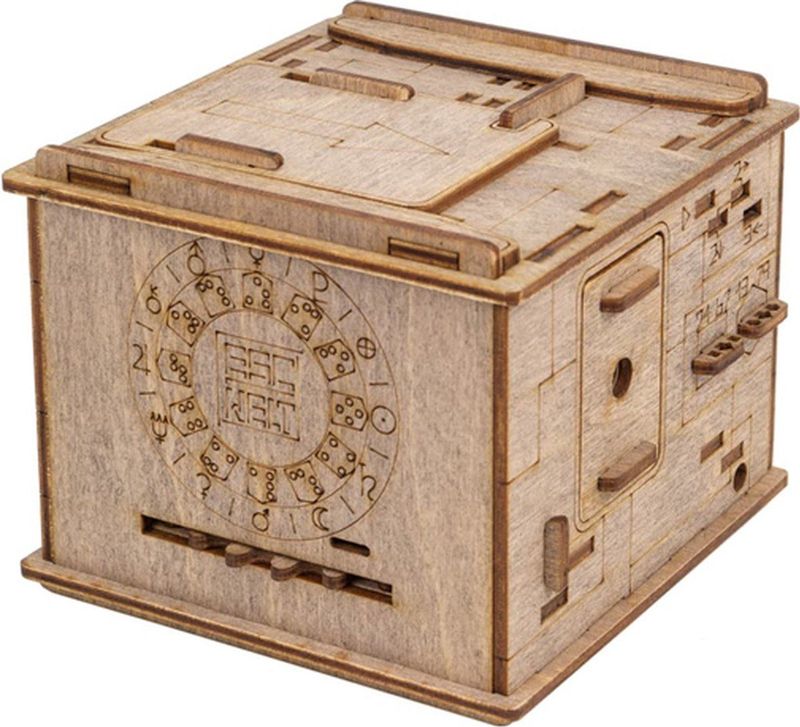 Space box behendigheidspuzzel escaperoom