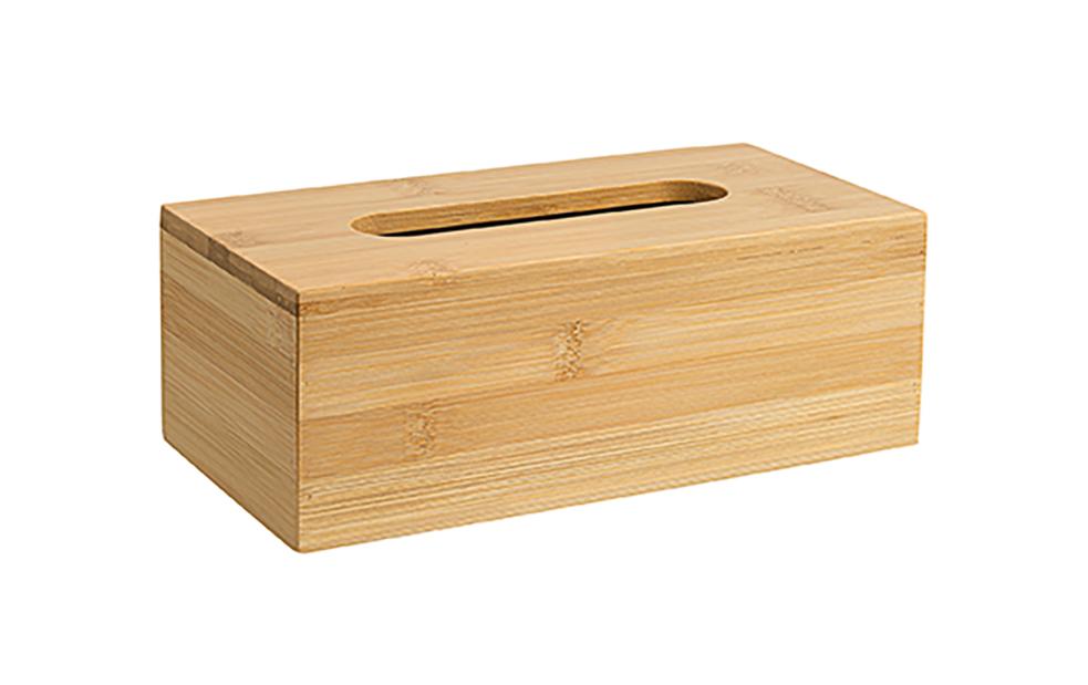 Kosmetiktuchbox aus Bambus 25 x 13 x 9 cm, NaturePapiertuchspender