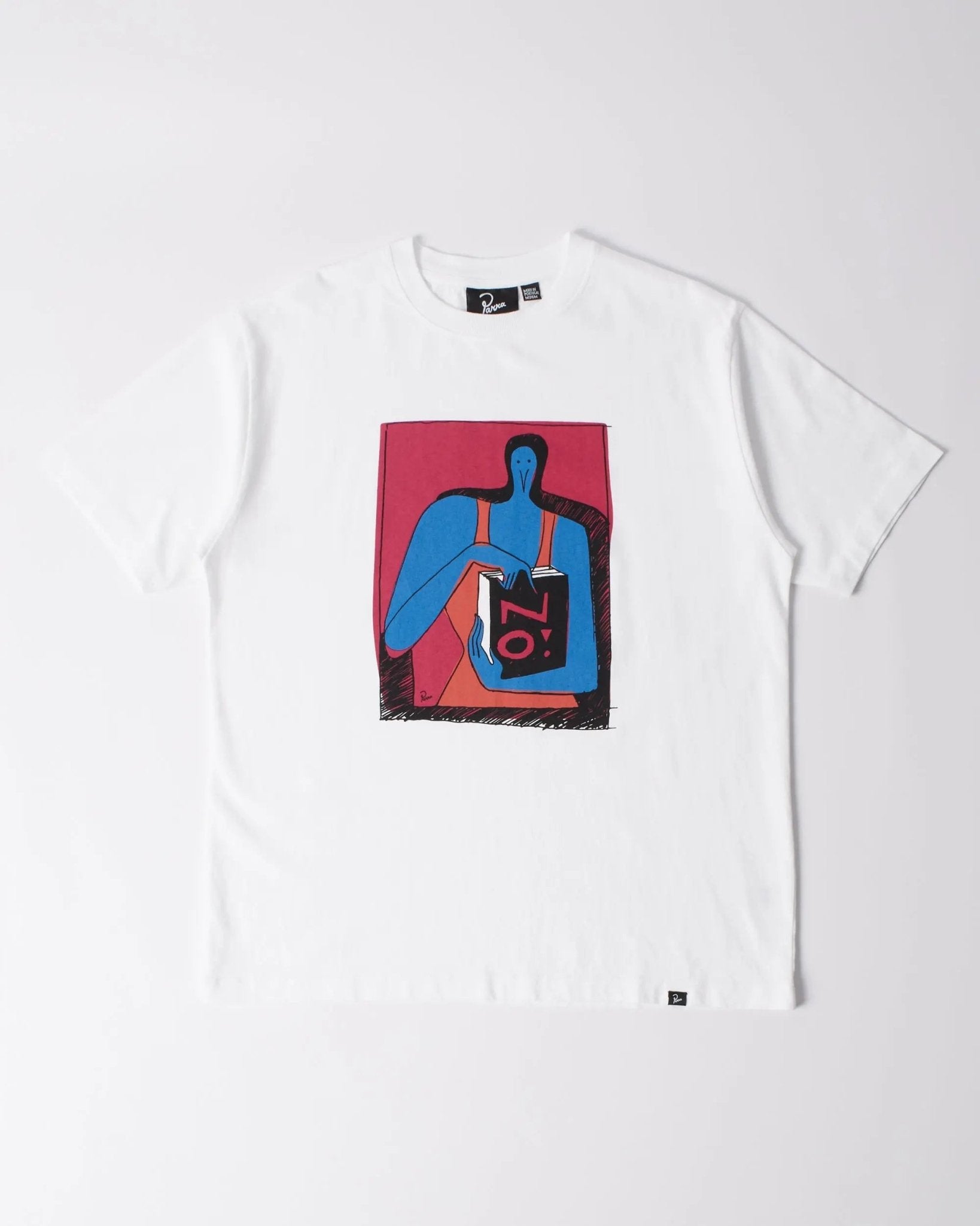 ByParra No books t-shirt (White)