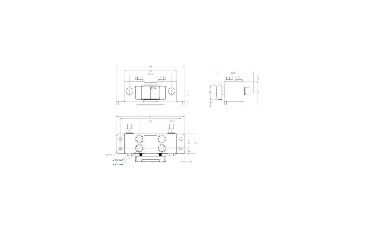 Smart Shunt 2000A/50mV – IP65 Batteriemonitor bis 2000A<br>All-in-one-Batteriewächter