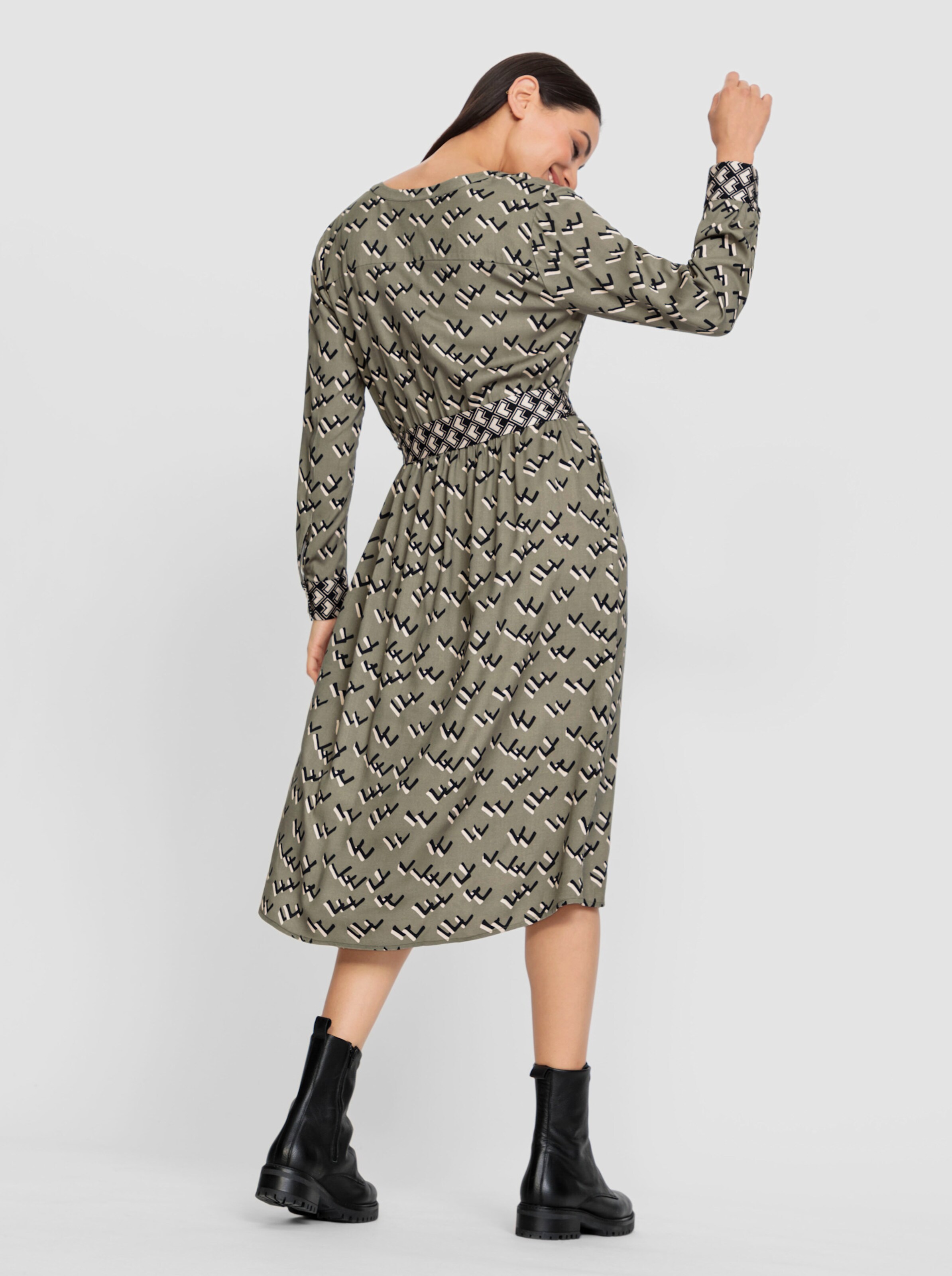 Druck-Kleid