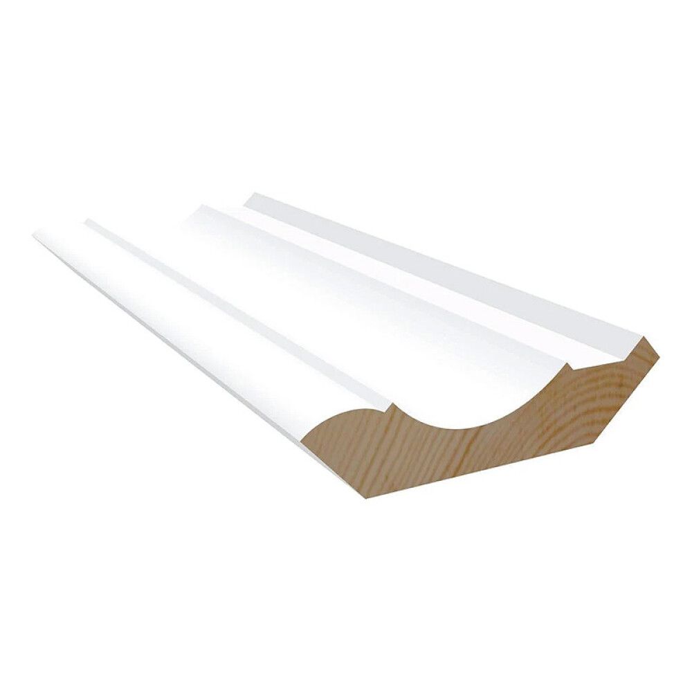 TAKLIST MOELVEN 21X95X4400MM HVIT