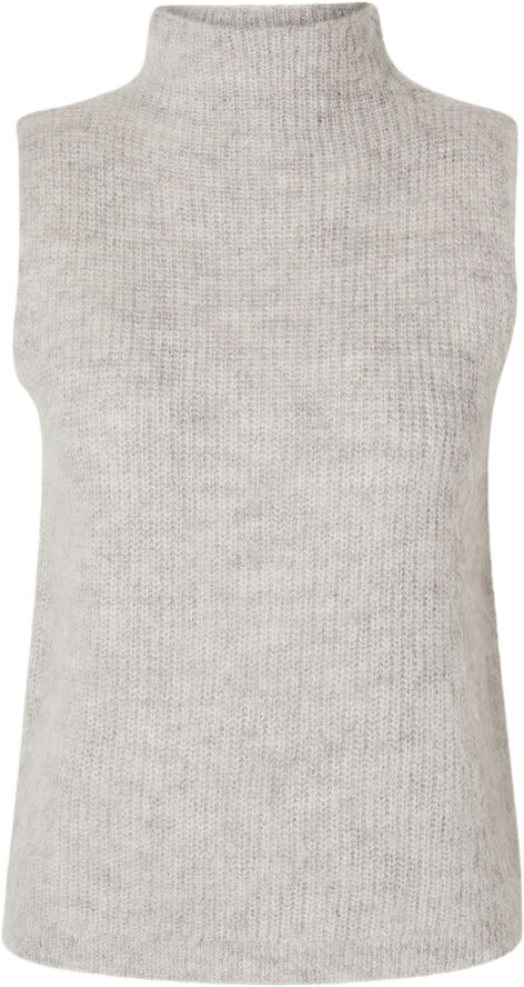 Selected Femme SLFEMILI SL ALPACA BLEND KNIT HIGH NECK TOP Dove/birch
