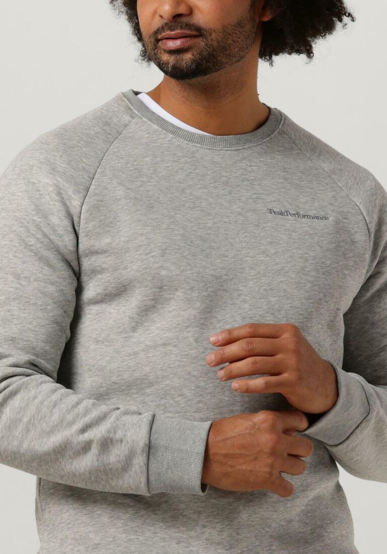 PEAK PERFORMANCE lichtblauwe peak performance sweater m original small logo crew