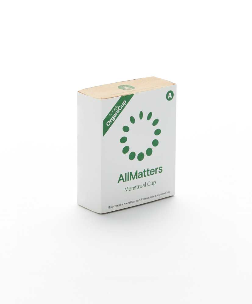 OrganiCup AllMatters Um copo menstrual