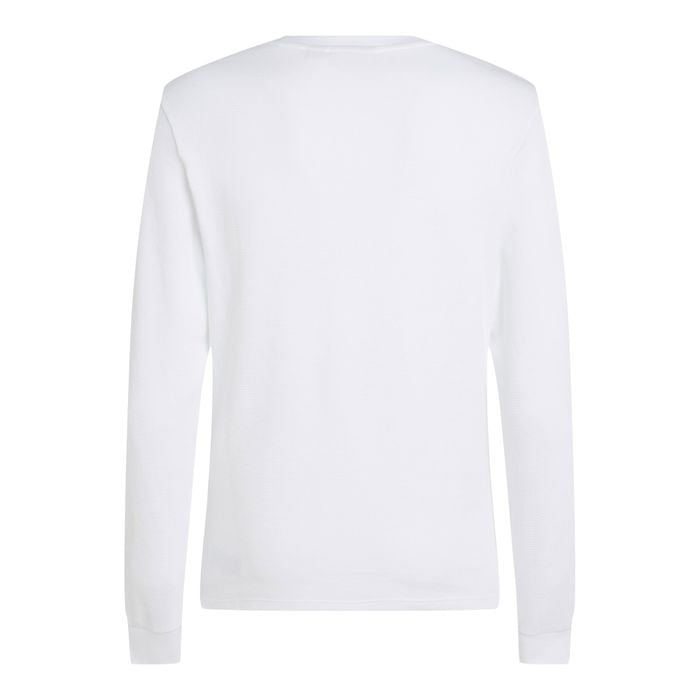 Calvin Klein Woven Label Waffle Longsleeve Shirt Heren