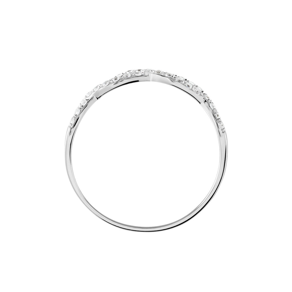 Bague Or Blanc Triston Oxyde De Zirconium