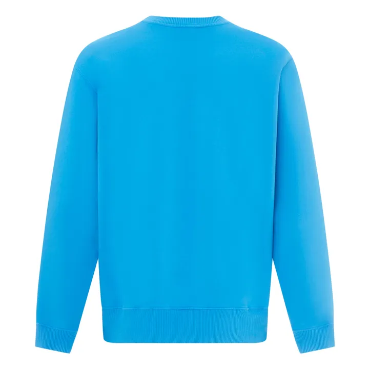 SMALLABLE BASICS Sweat Crewneck Homme Molleton Bio | Bleu azur