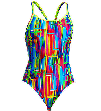 Funkita Badeanzug – Diamantrücken – UV50+ – The Glitch