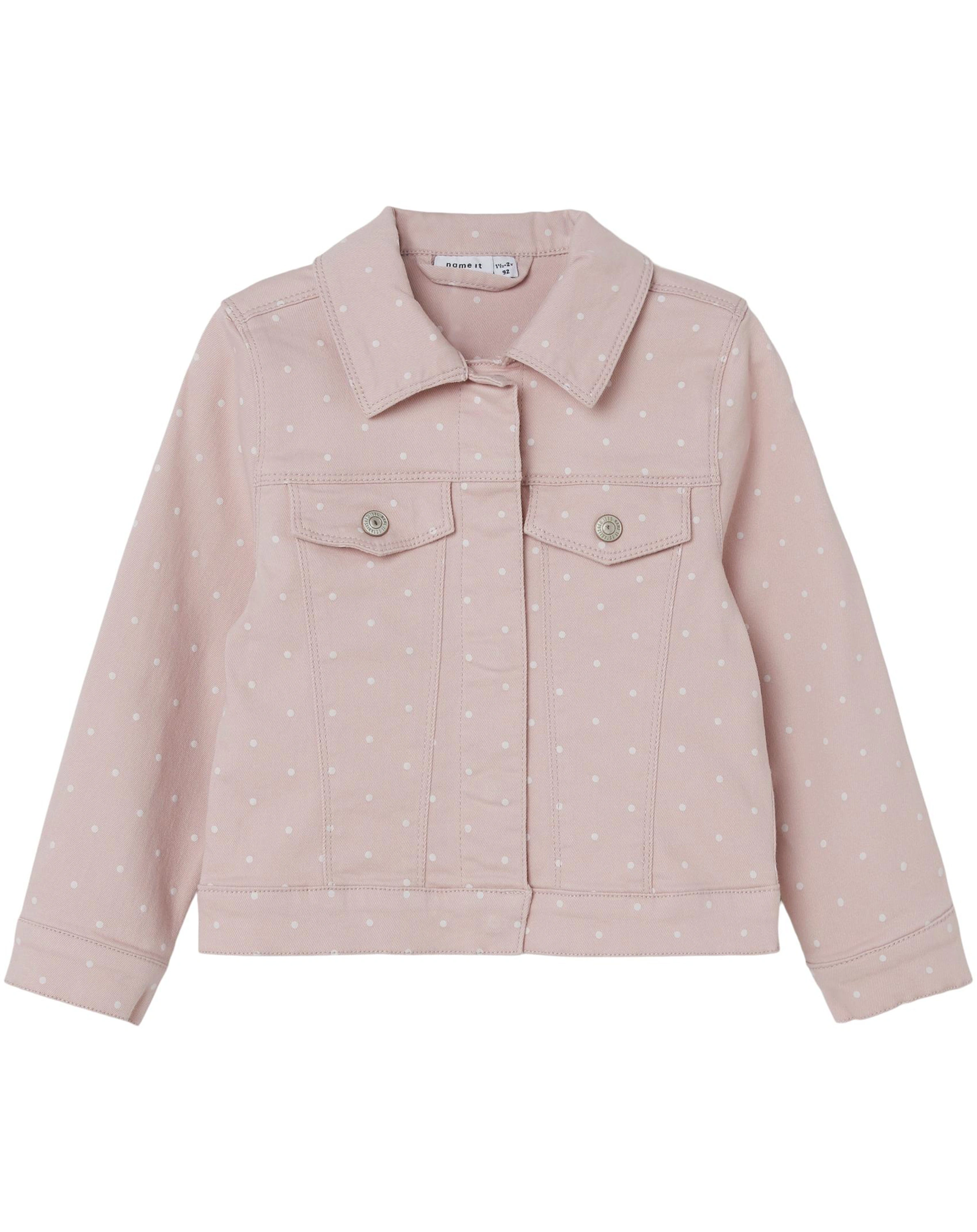 Jeansjacke NMFATACCA TWI in violet ice