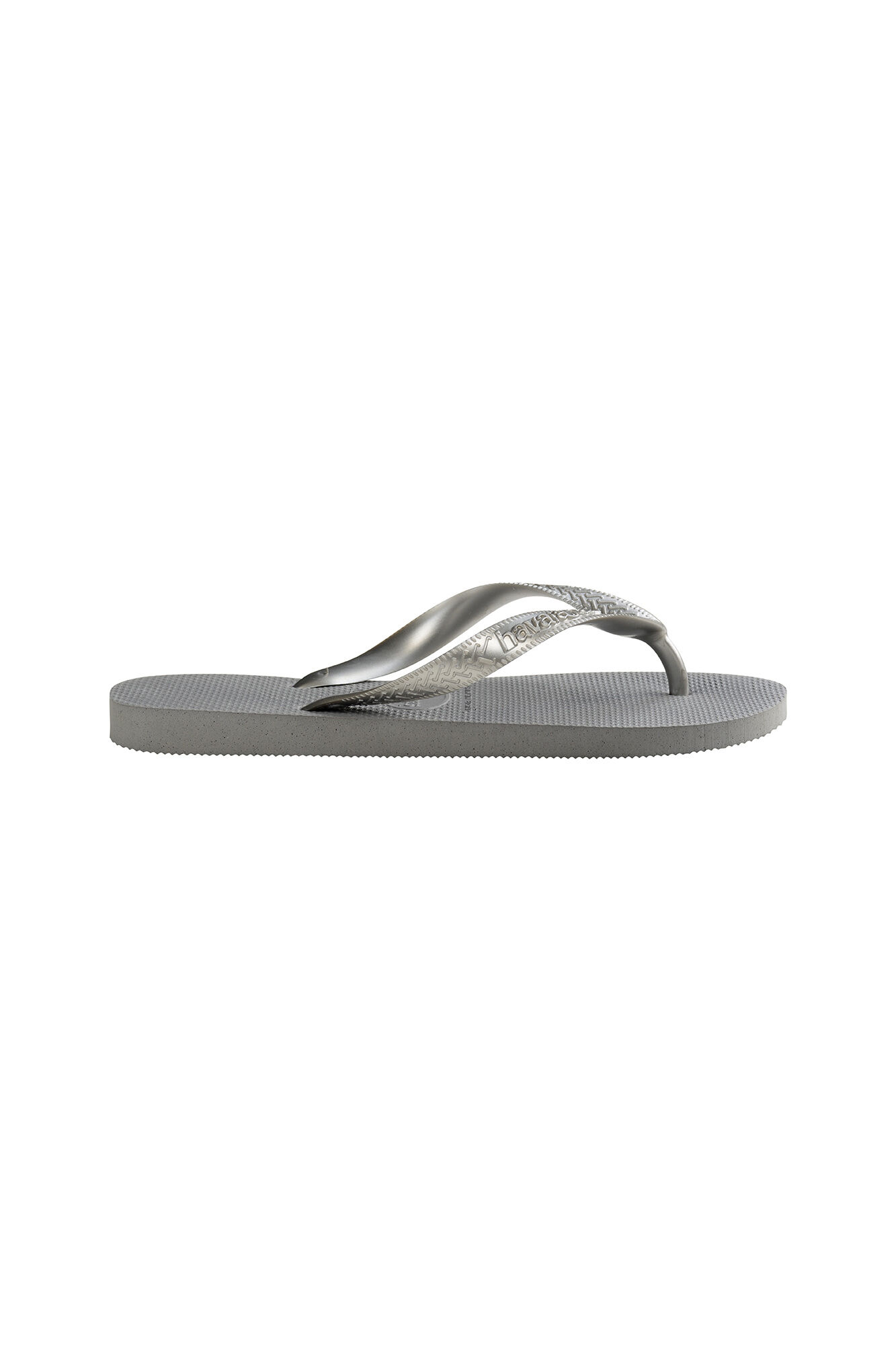 Chinelo infantil com tiras - cinza