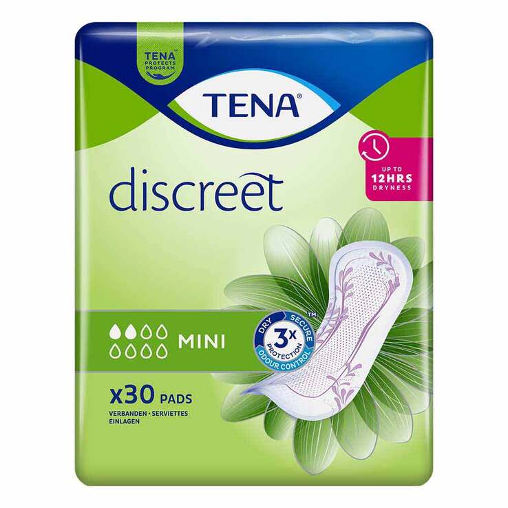 TENA® discreet Mini Einlagen bei Inkontinenz, 6X30 St