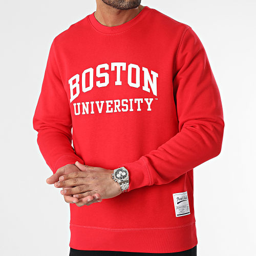 Sweat Crewneck Boston Rouge Blanc