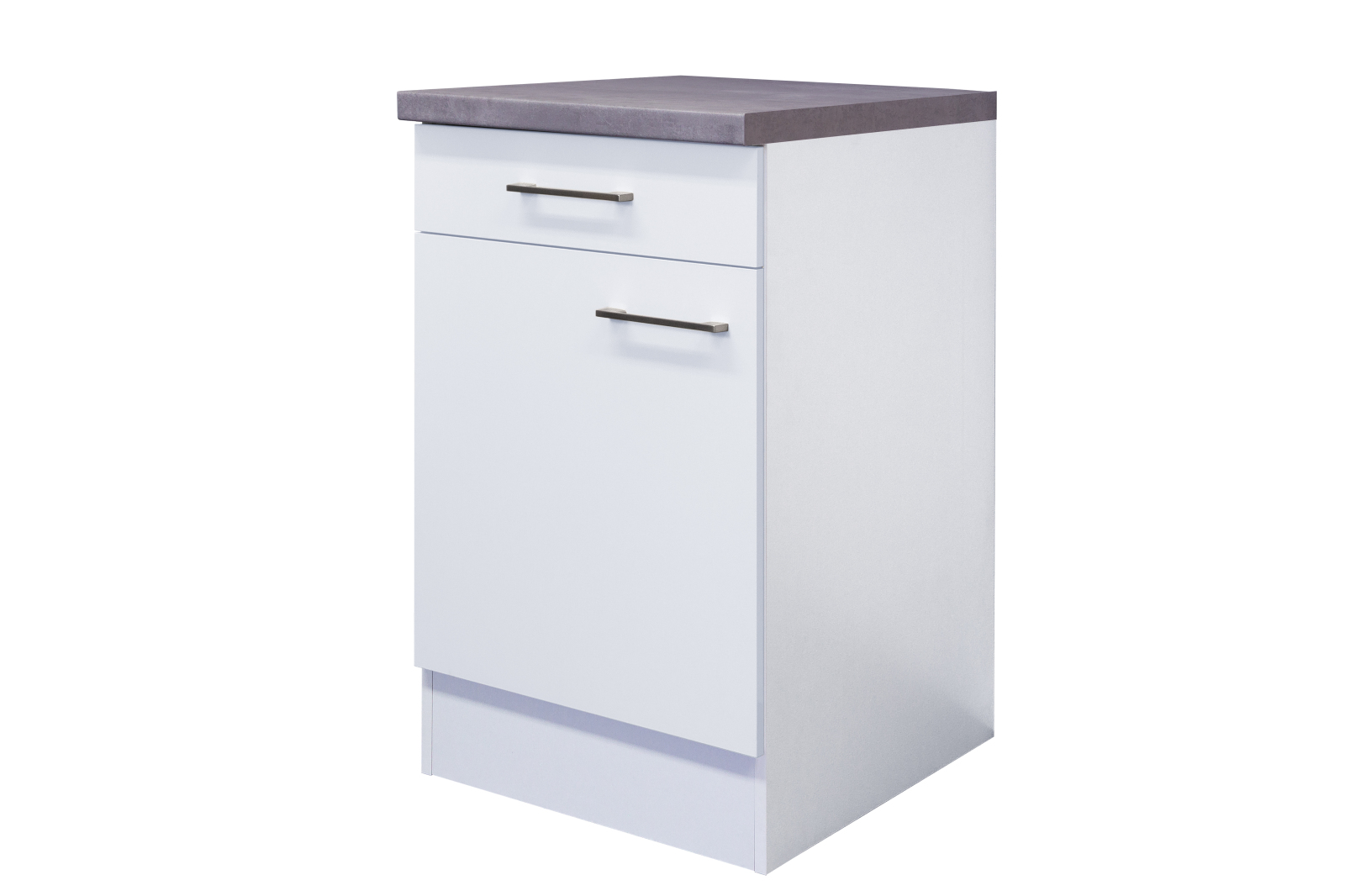 Unterschrank ELEA - weiß-Beton - 50 cm
