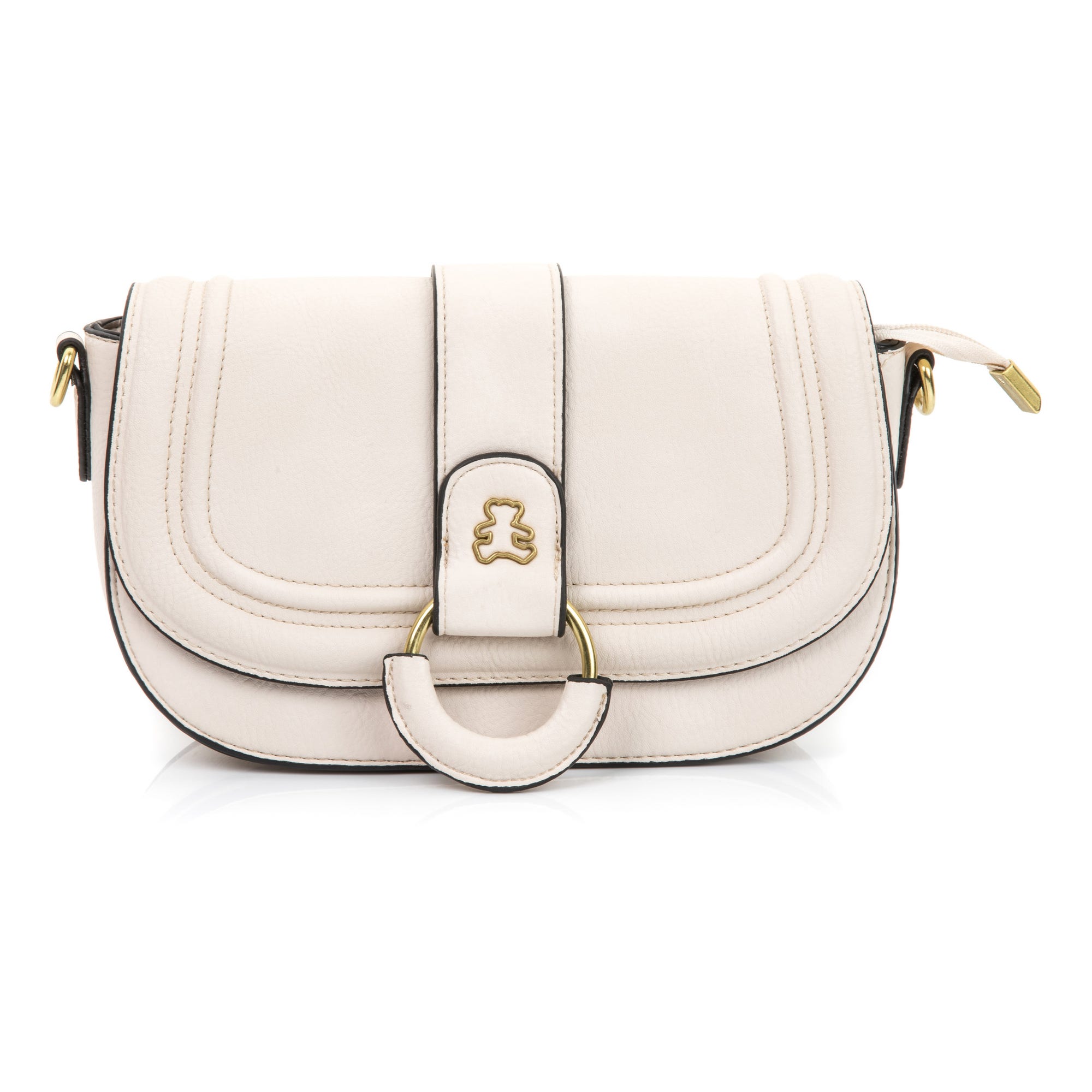 Sac bandoulière beige