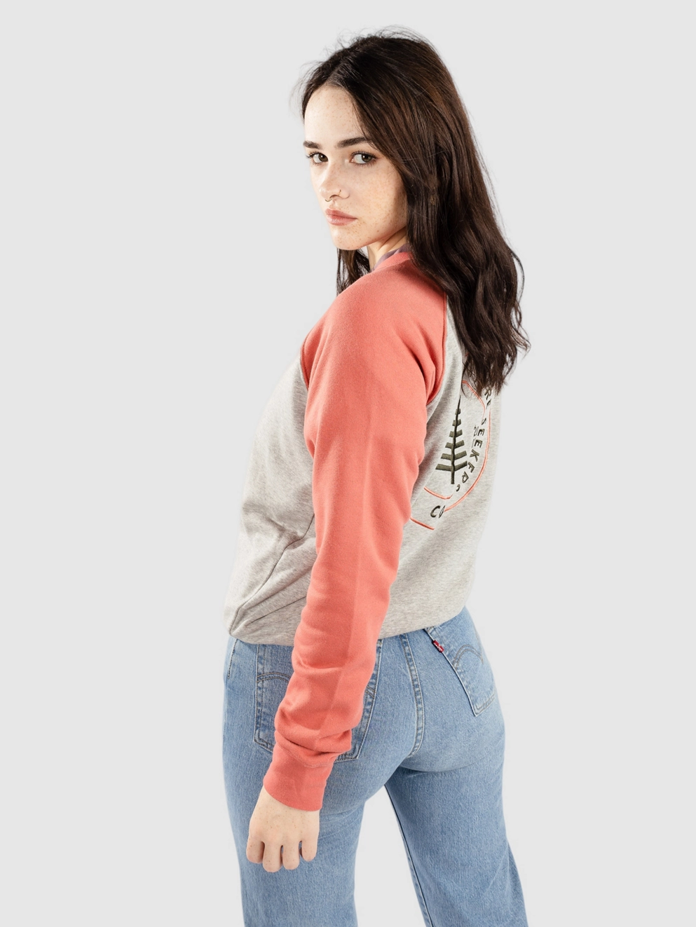 Coal Skyline Sweater lt htr grey dust ced grap