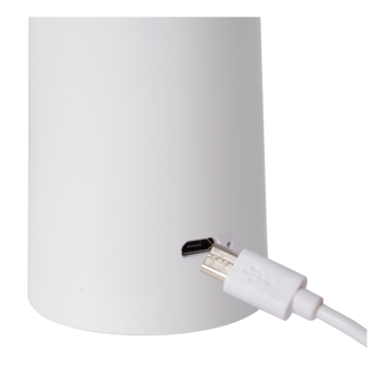 Lucide USB oplaadbare tafellamp Jive 3W wit