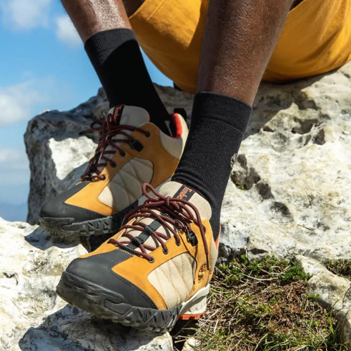 Chaussures de randonnée imperméables Trailquest Timberland x Icebreaker pour homme en jaune