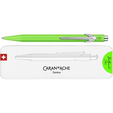 Stylo à bille 849 POPLINE FLUO, blanc