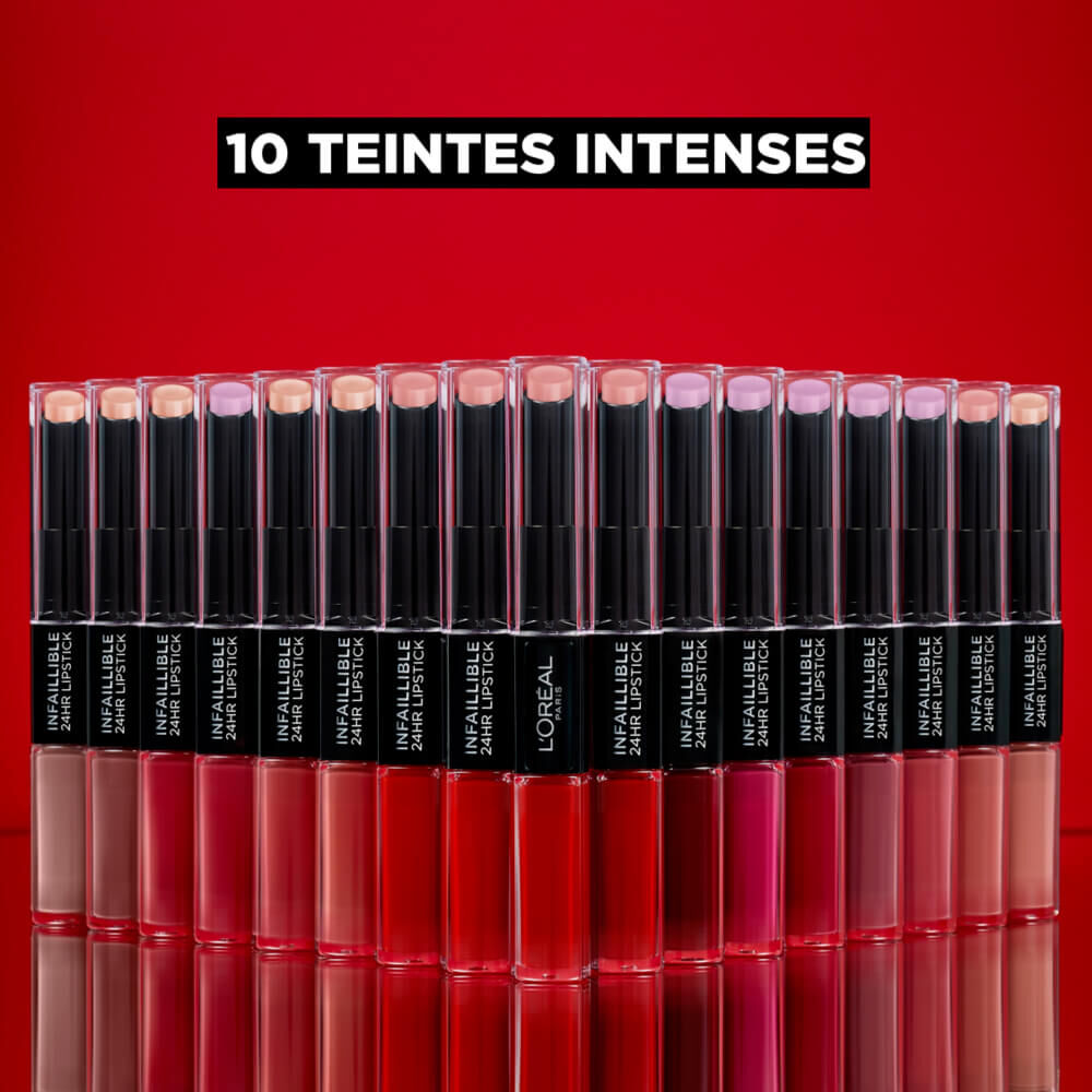 Rouge à lèvres longue tenue Infaillible 24H Duo L'Oréal Paris