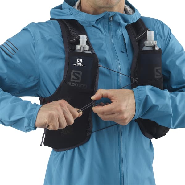 Sac trail SALOMON ACTIVE SKIN 8 SET BLACK/EBONY