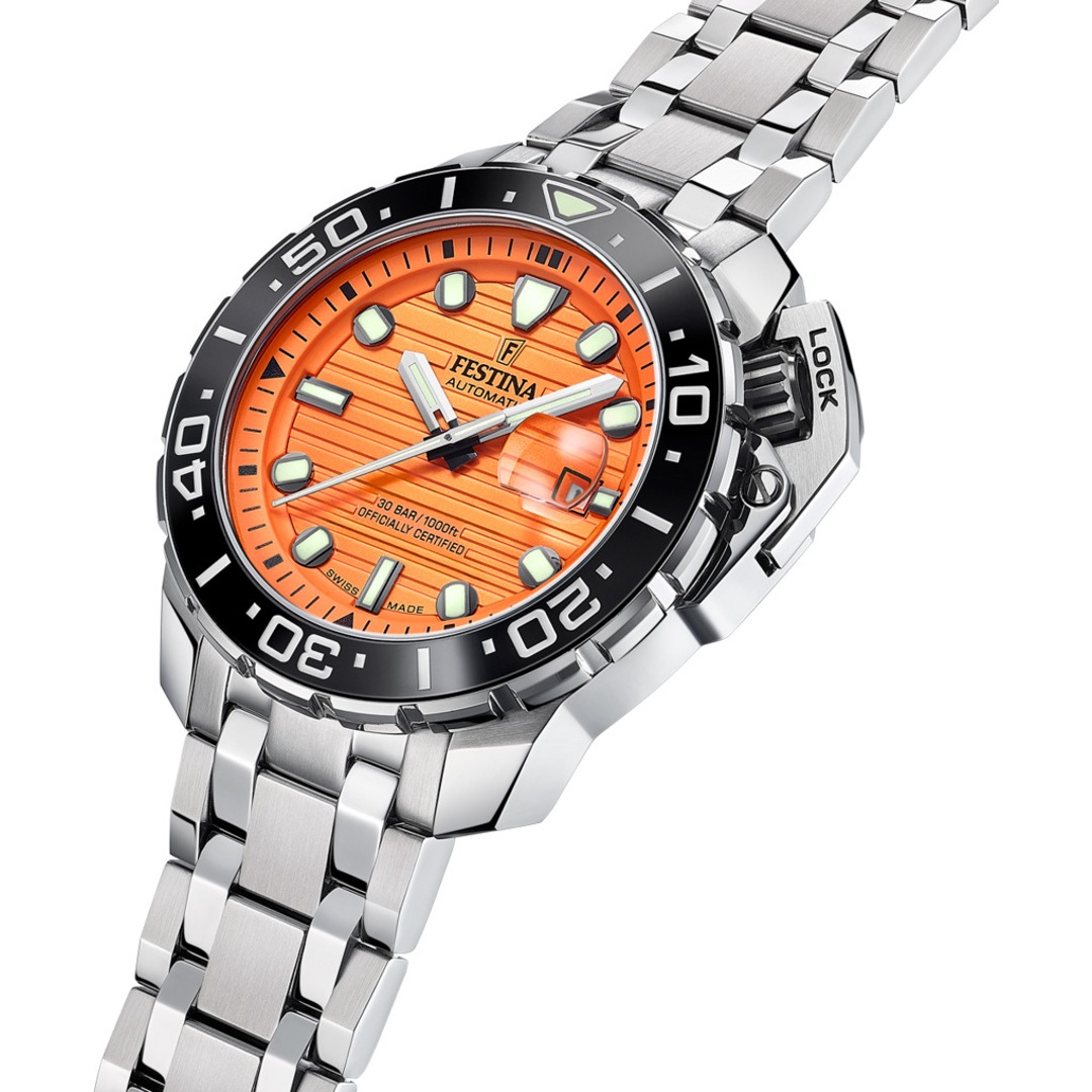 Festina Swiss Diver COSC Orange