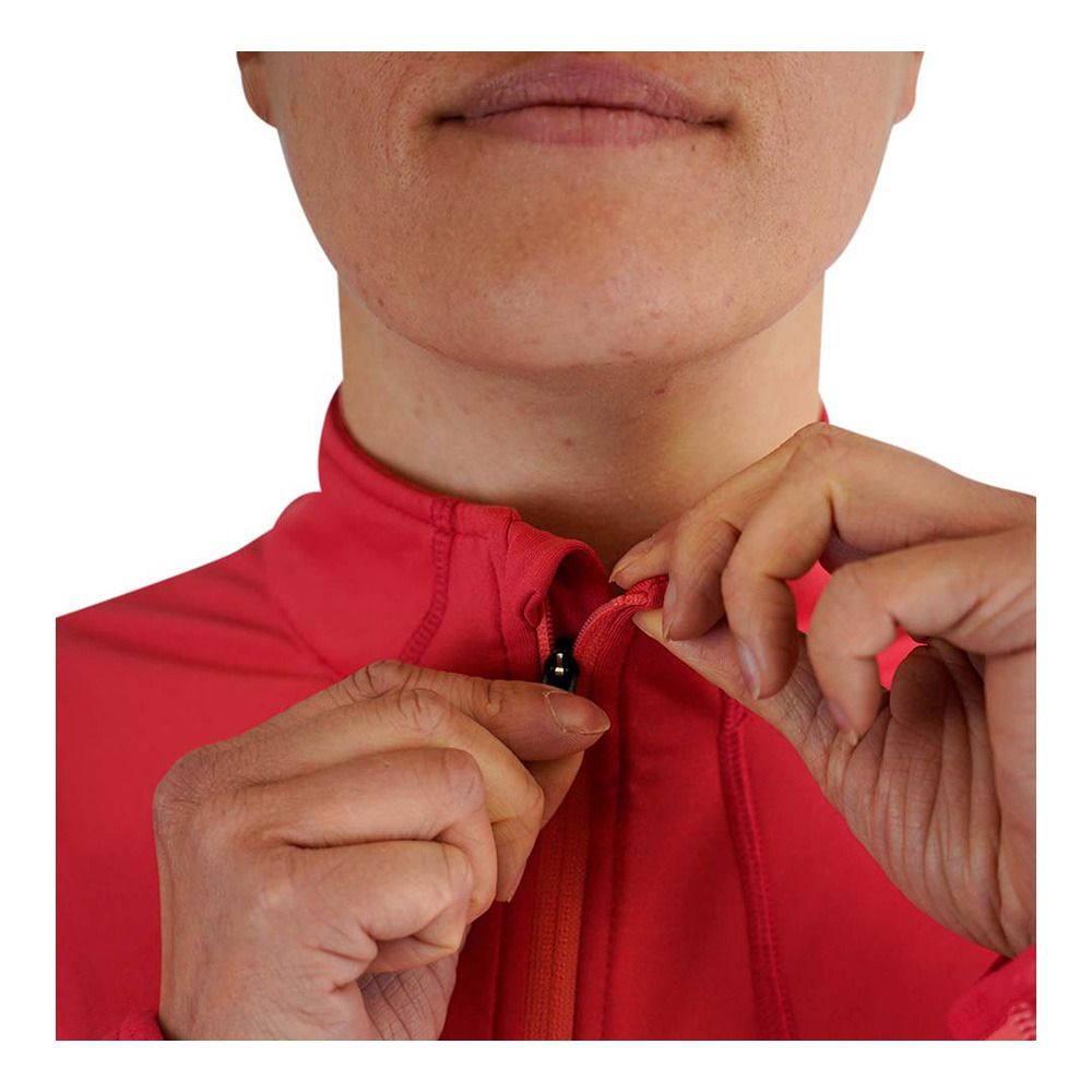 Raidlight WINTERTRAIL - Maillot Femme coral