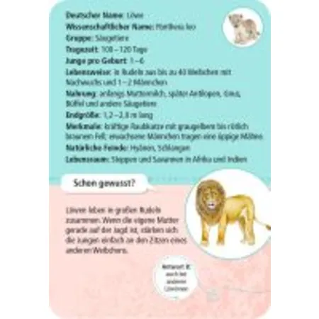 moses. Expedition Natur - 50 Tierkinder