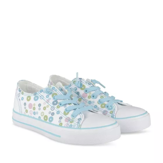 Baskets BLEU LOVELY SKULL