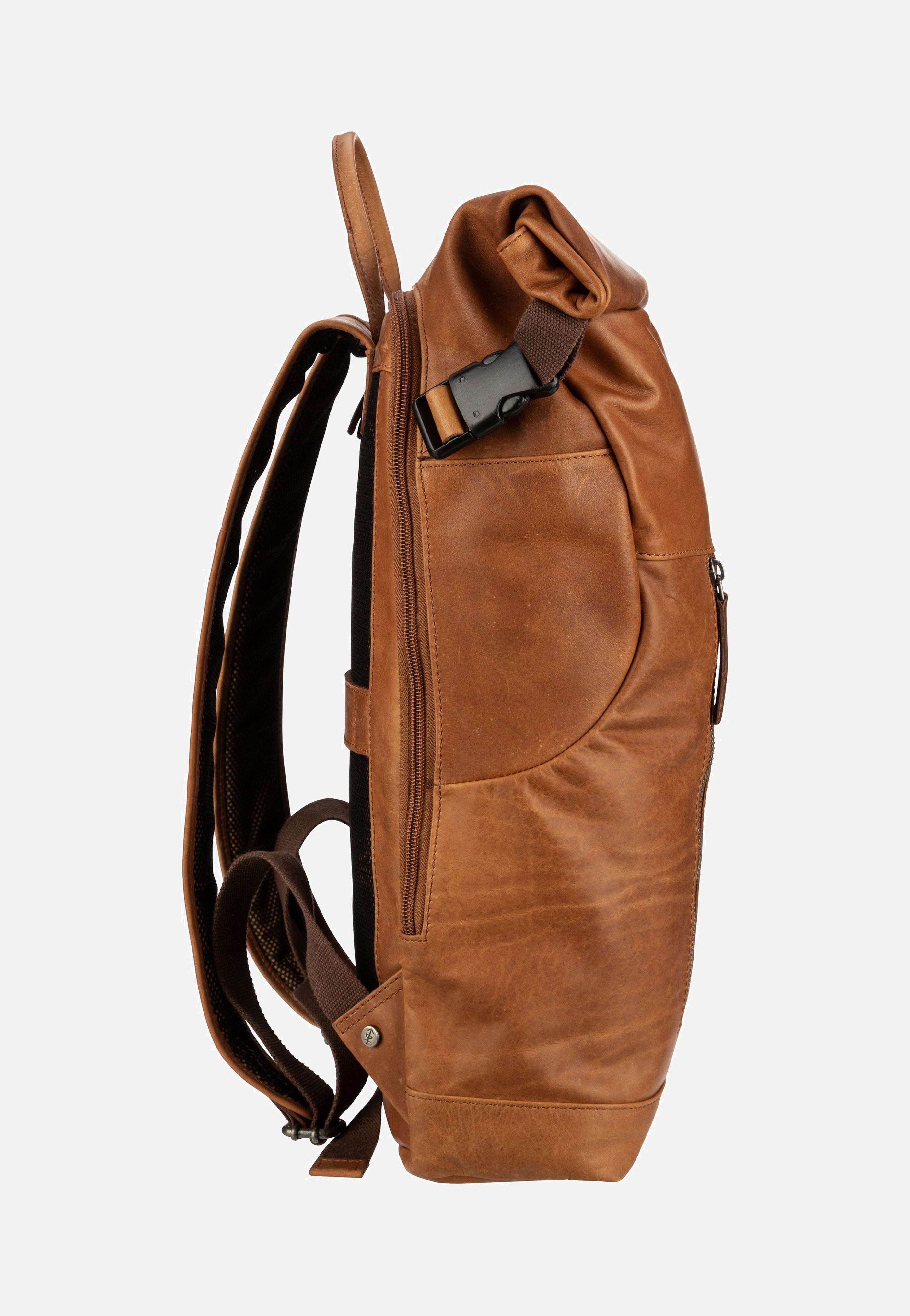 Liverpool 0309 Cognac - Rolltop Rucksack