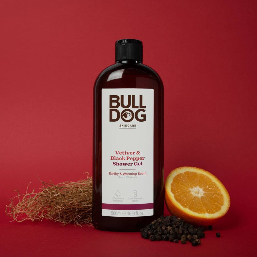 Bulldog Black Pepper & Vetiver Shower Gel 500ml