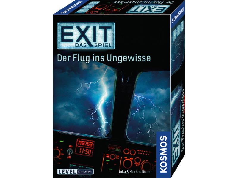 Kosmos Kennerspiel EXIT: Der Flug ins Ungewisse Escape-Room-Spiel