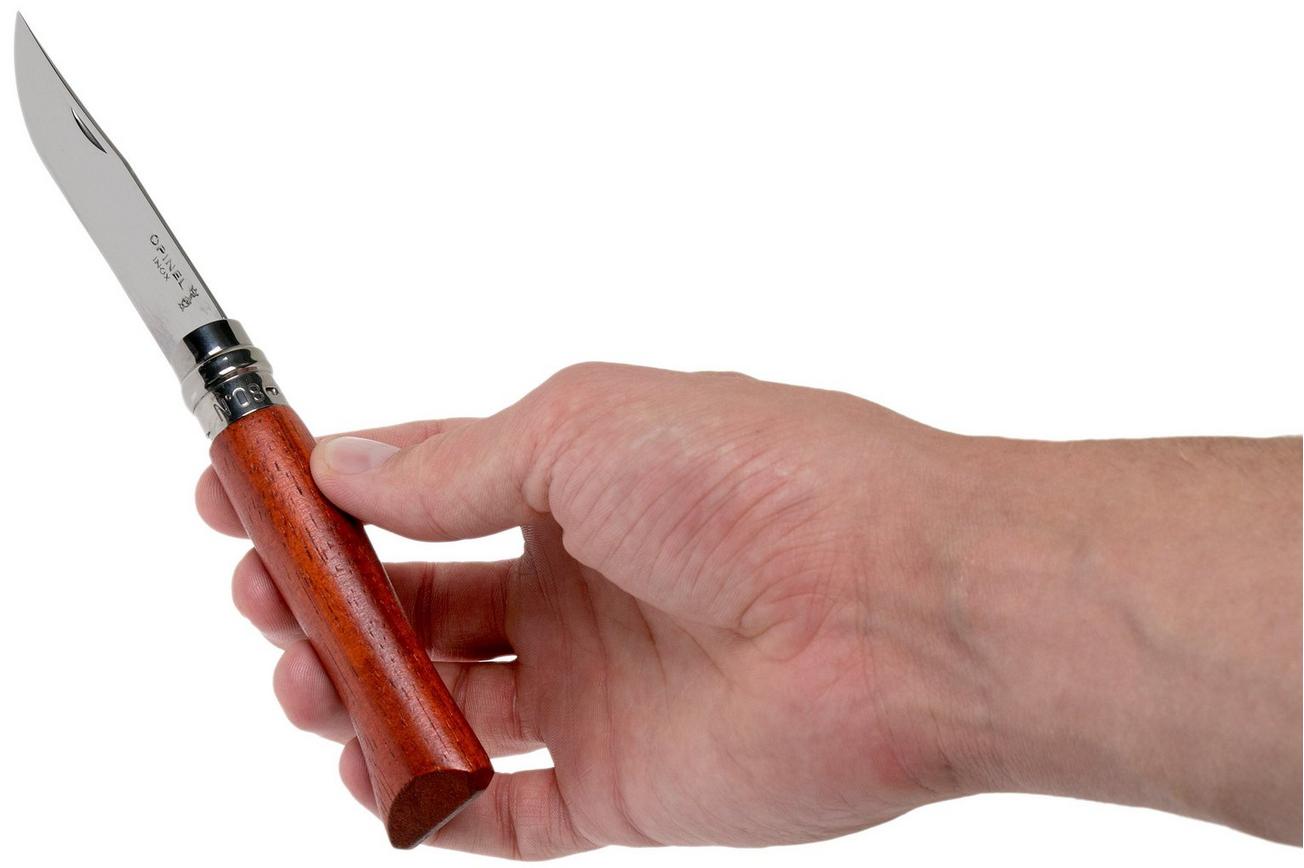 Opinel zakmes No. 8 Luxury Range, RVS, Padouk