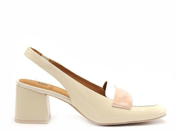 Fugitive escarpins femme navigo beige