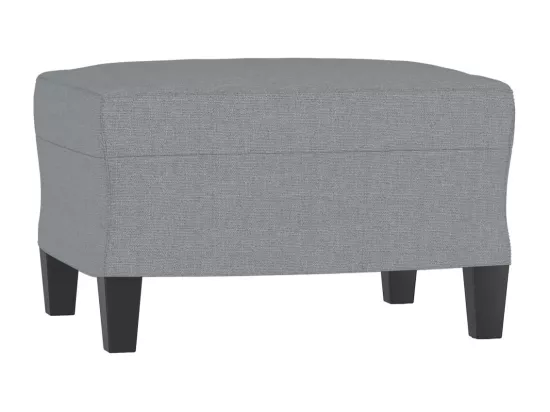 Ensemble de canapés 4 pièces gris clair tissu