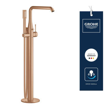 Grohe Colours Vrijstaande Badkraan Essence New Koper met Handdouche