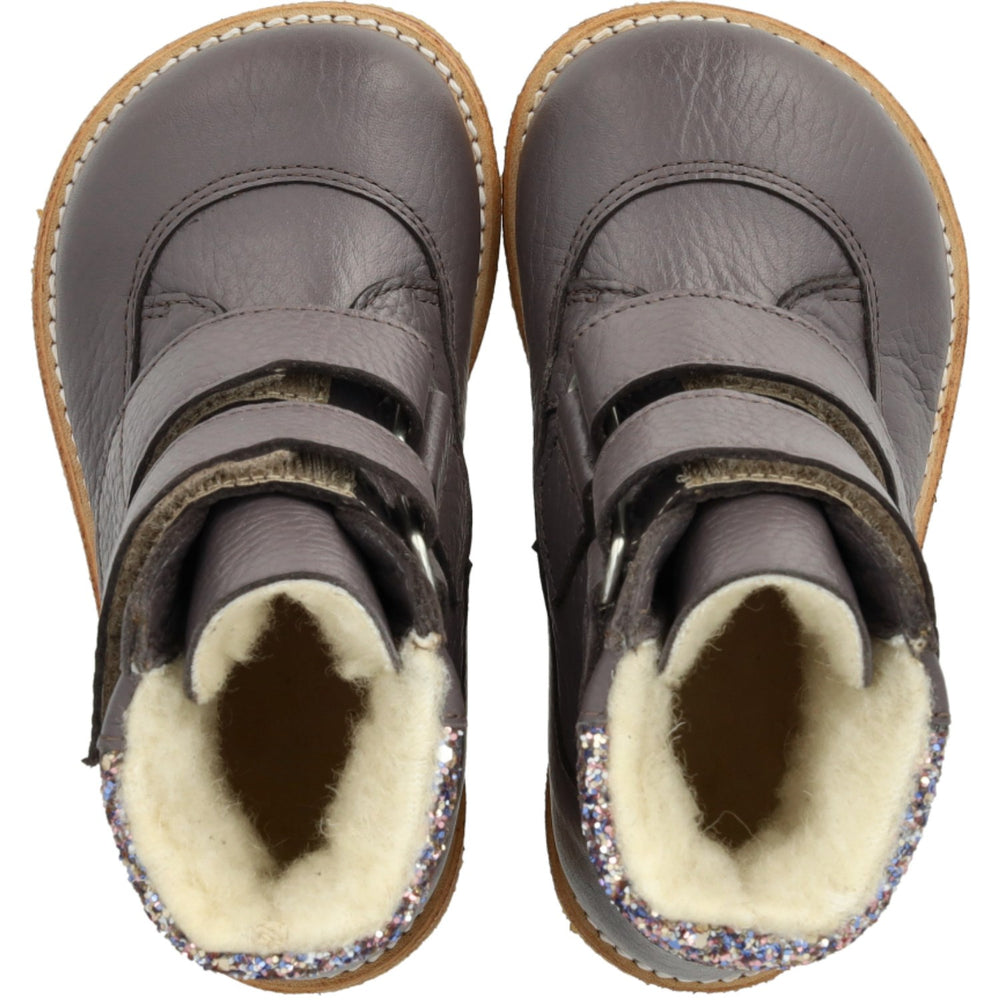 Køb Angulus Lavender/Pastel Multi Glitter TEX Støvle Med Glitter Og Velcro