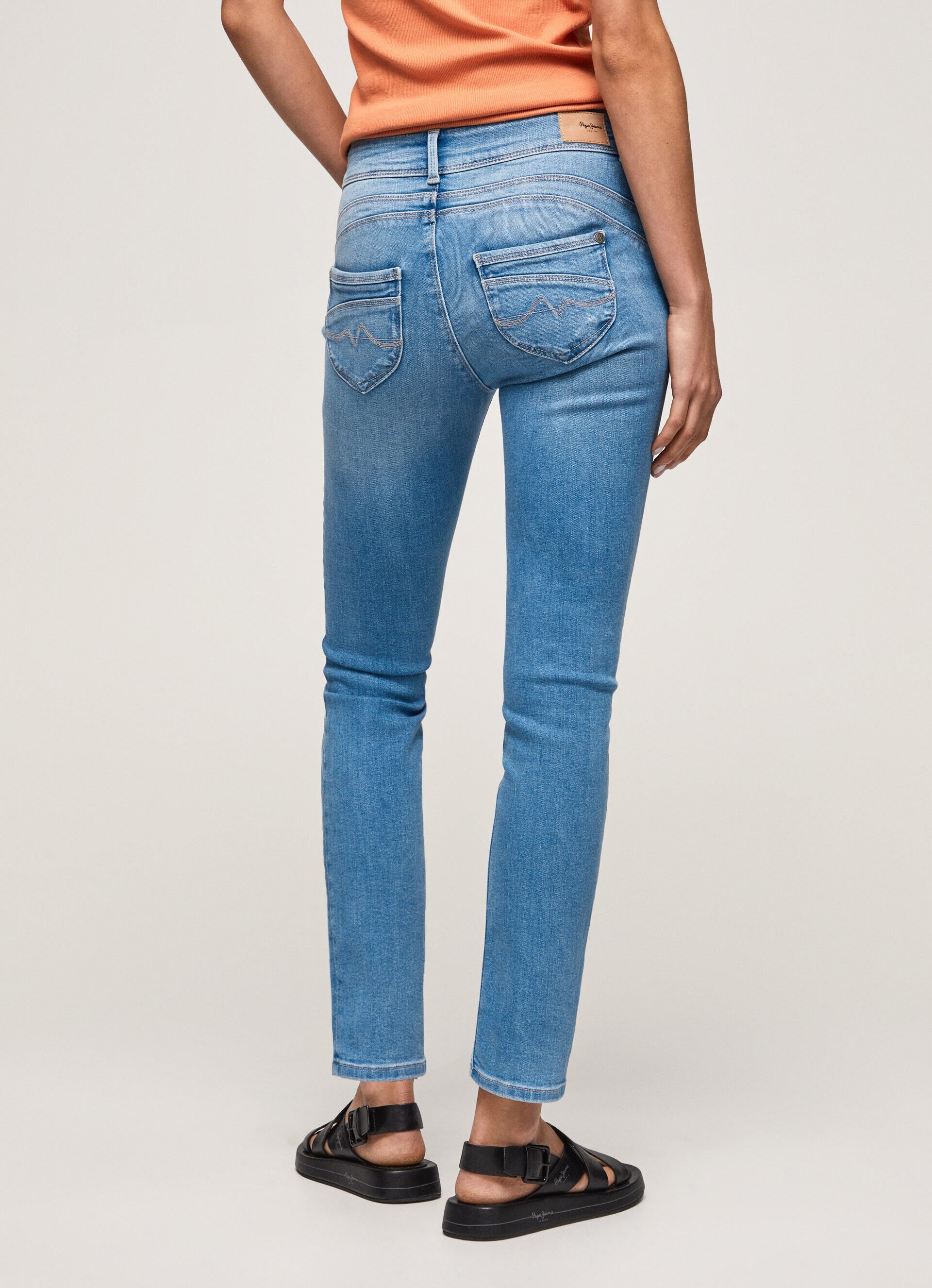 Calça jeans Brookes Fit Regular Tamanho Médio - jeans