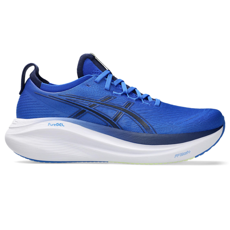 asics gel nimbus 27 1011b958 deep aqua flash yellow
