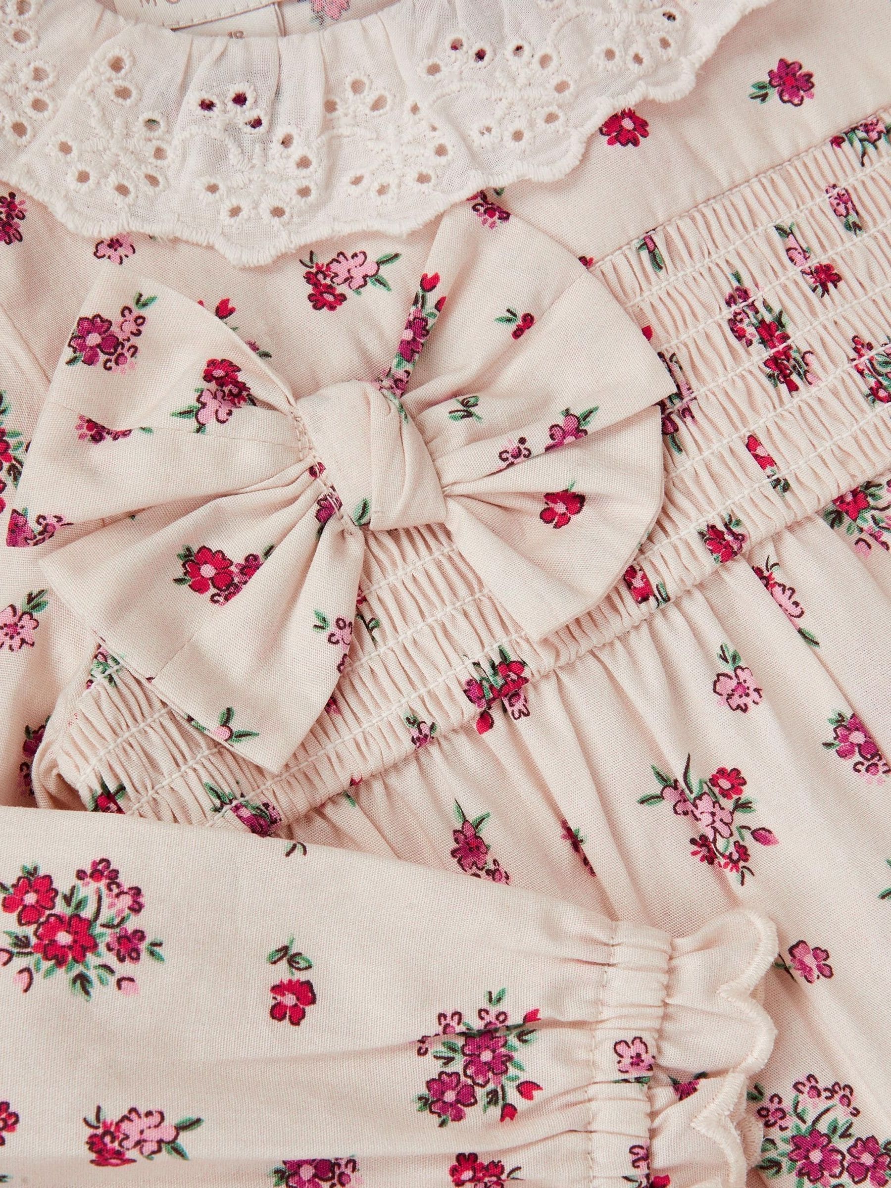 Monsoon Newborn Floral Print Romper