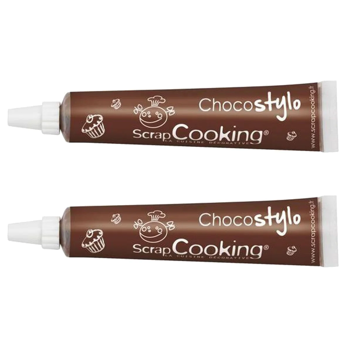 2 stylos chocolat Scrapcooking
